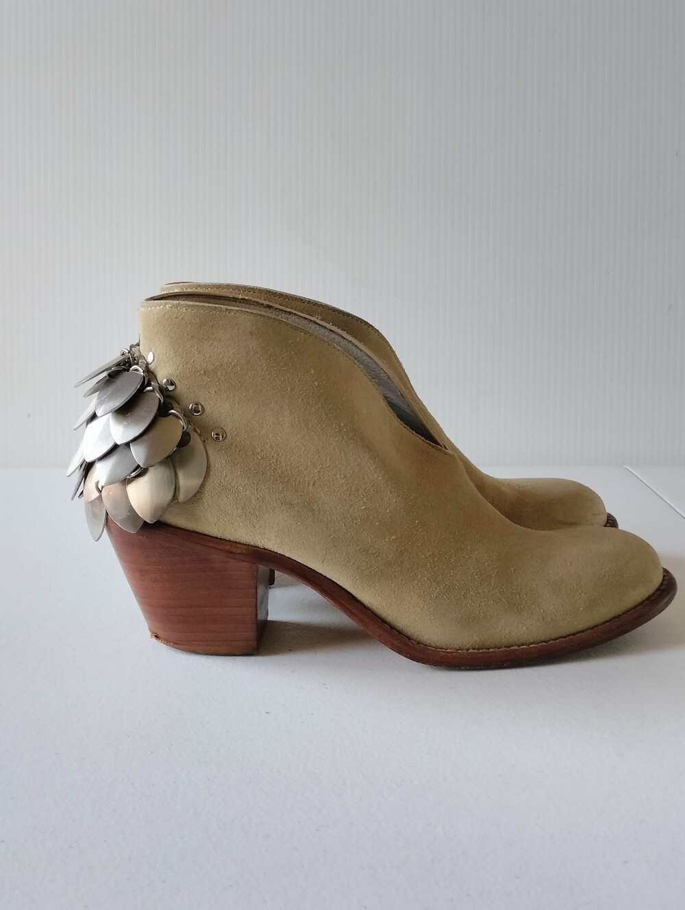 Understated Leather X Matisse Double Jay Ankle Boots 9.5 Suede Tan Western Boho